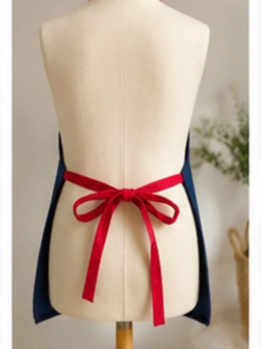 Handmaid Kids Nautical Sailboat Apron Navy Red Reversible? Ages 3–6